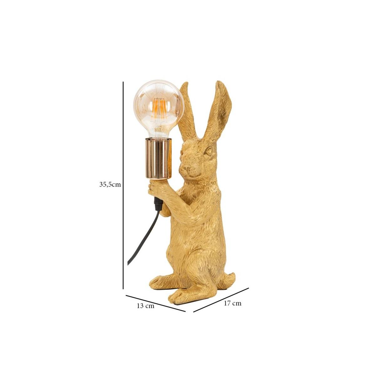 Lampada da tavolo rabbit 13 x 17 x 35,5 cm