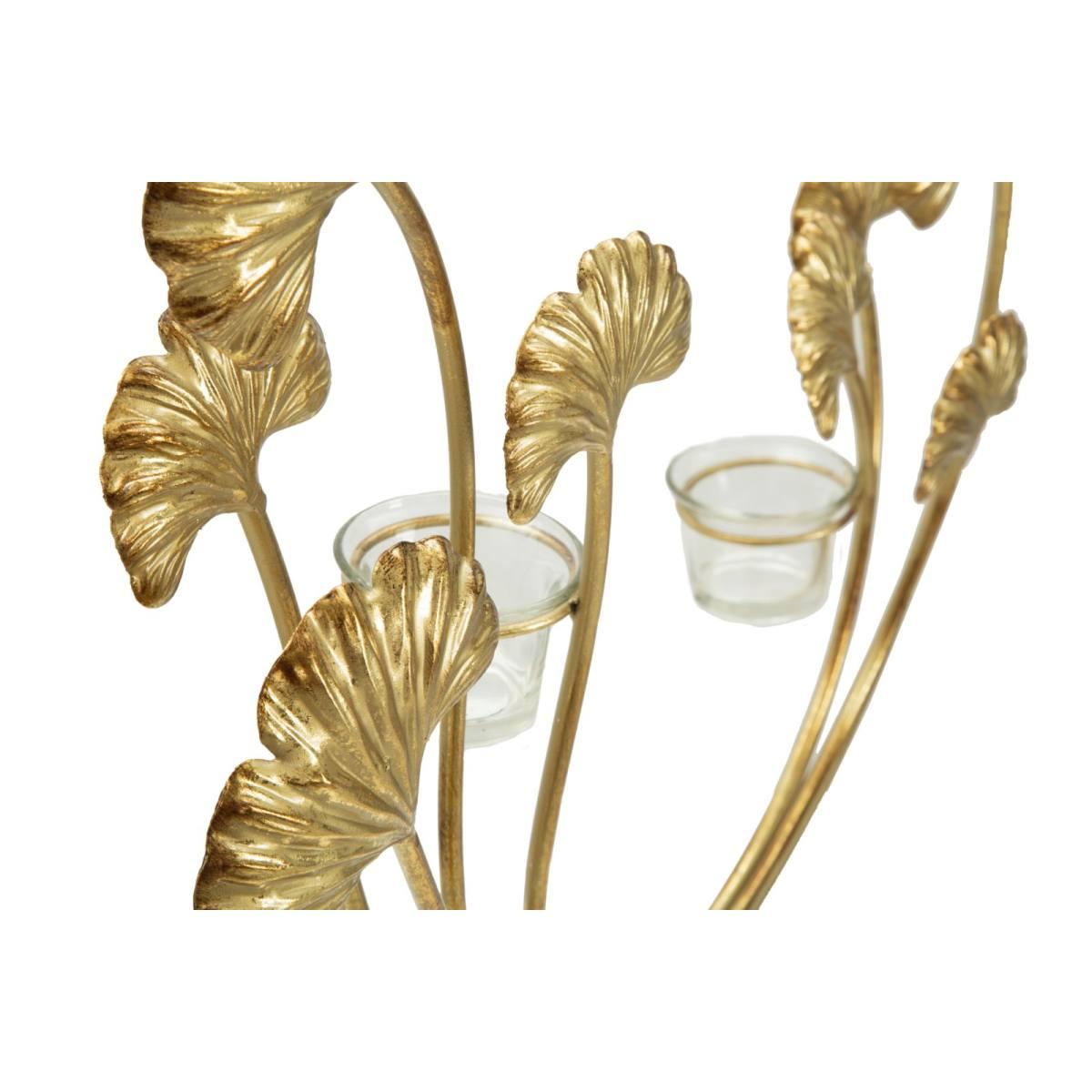 Portacandela glam iris 50 x 12 x 55 cm