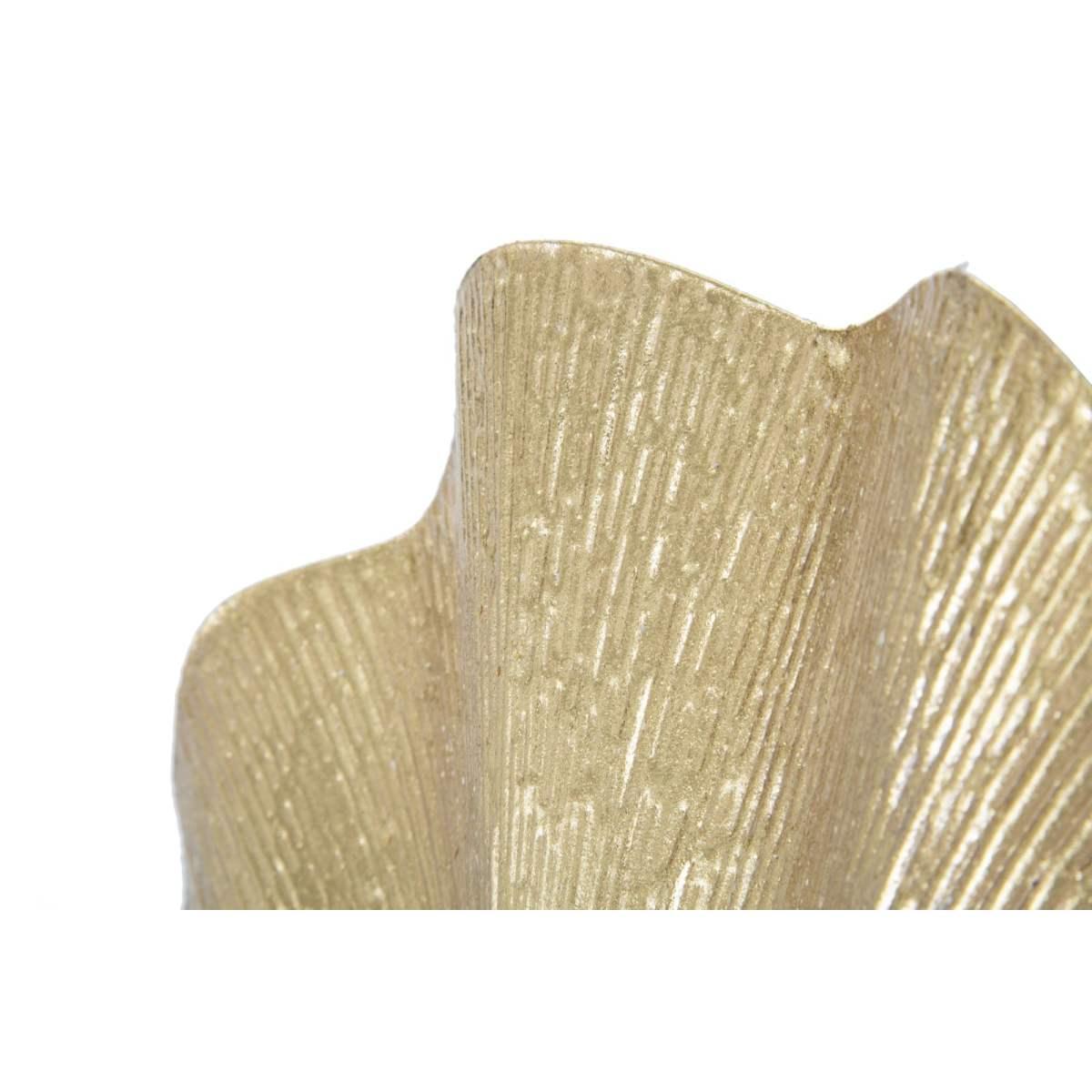 Portacandela da muro glam leaf 41 x 11,5 x 40 cm