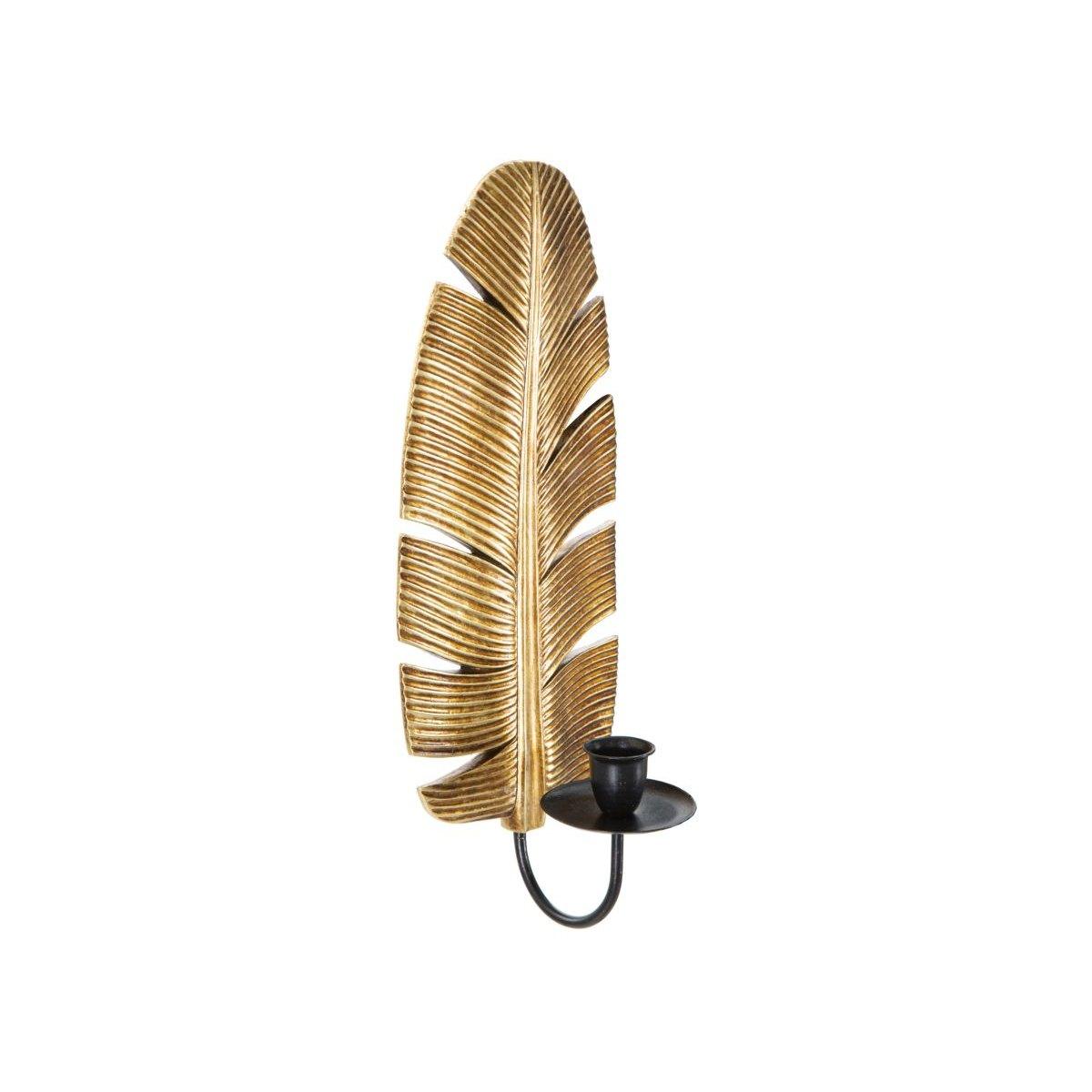 Portacandela da muro leaf 12,8 x 8,9 x 31,2 cm