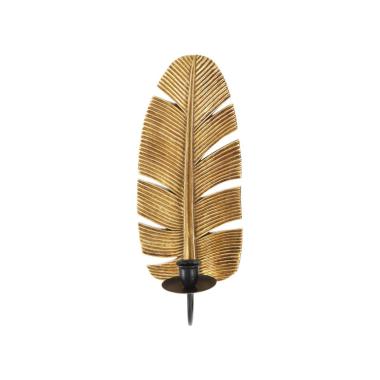 Portacandela da muro leaf 12,8 x 8,9 x 31,2 cm