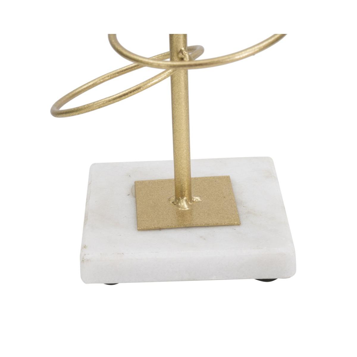 Portacandela rings 14 x 13 x 50,5 cm