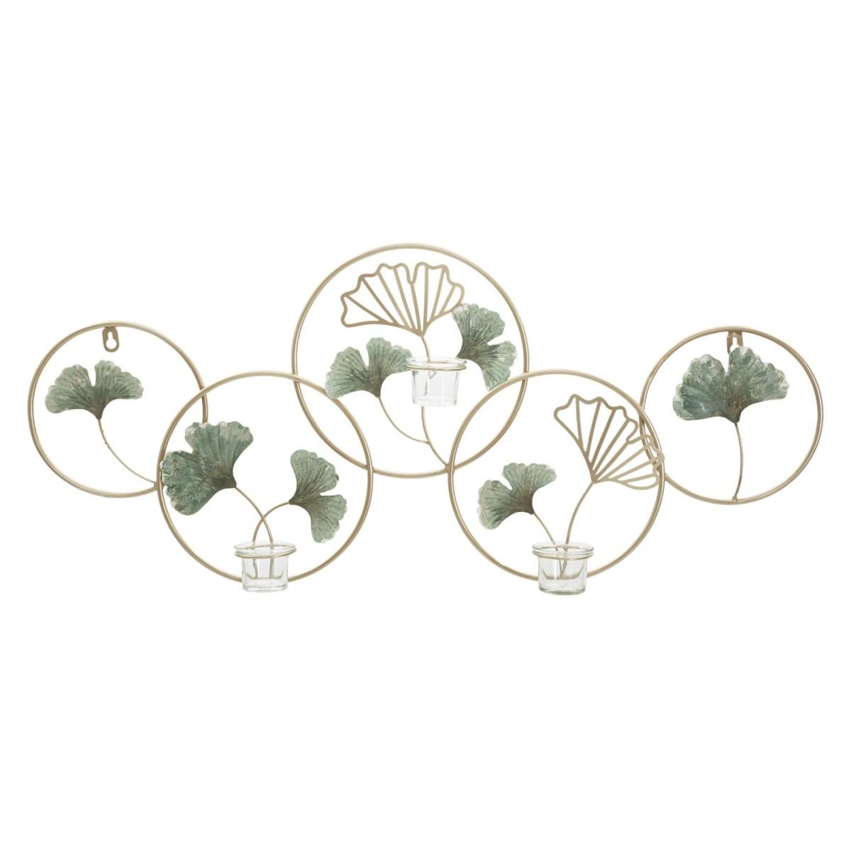 Portacandela da muro greenery 80 x 7,5 x 35,5 cm