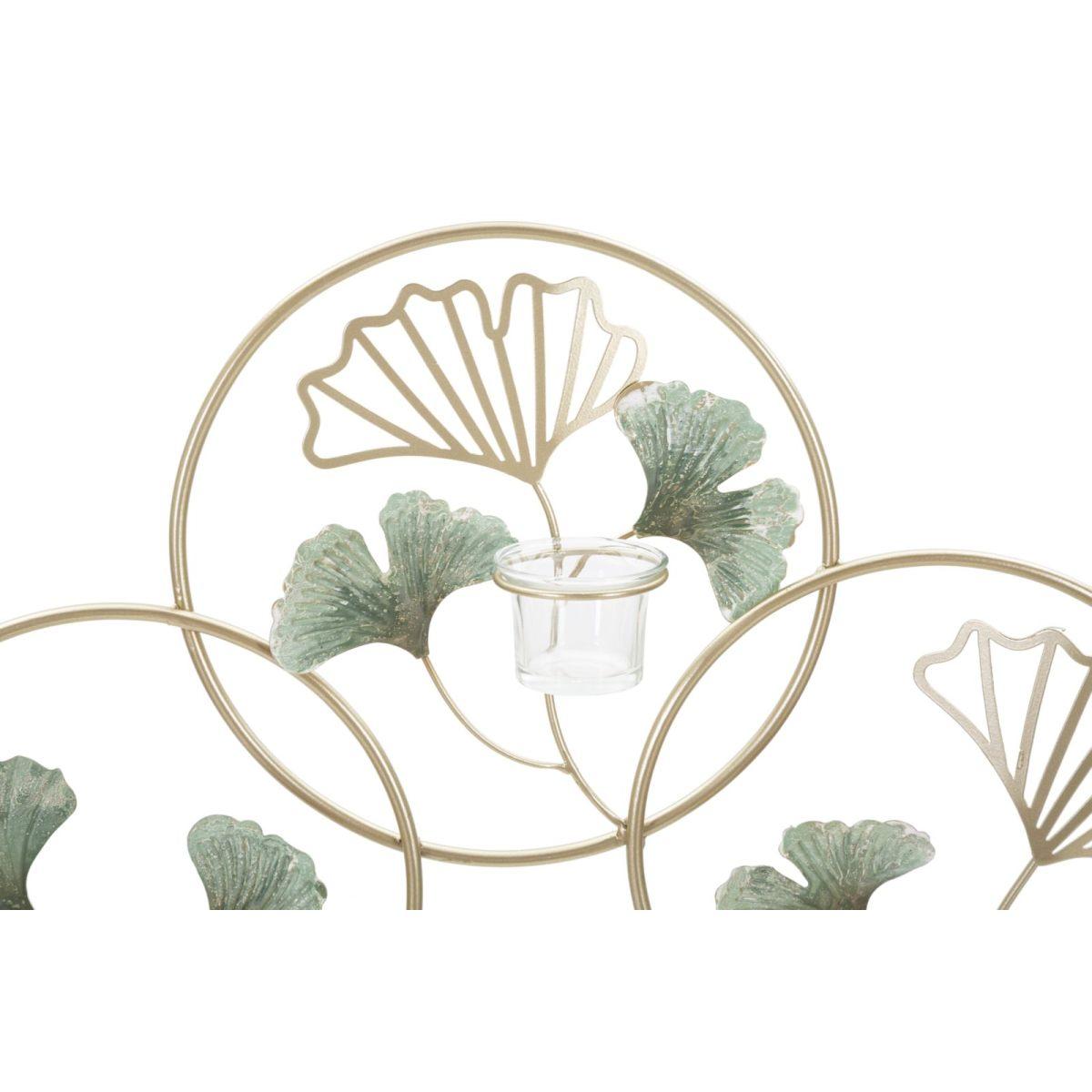 Portacandela da muro greenery 80 x 7,5 x 35,5 cm