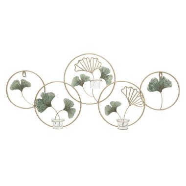 Portacandela da muro greenery 80 x 7,5 x 35,5 cm