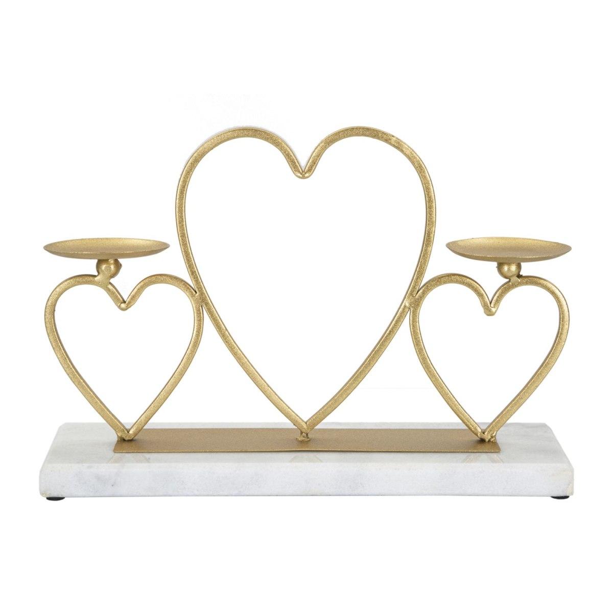 Portacandela hearts 30 x 9 x 20 cm