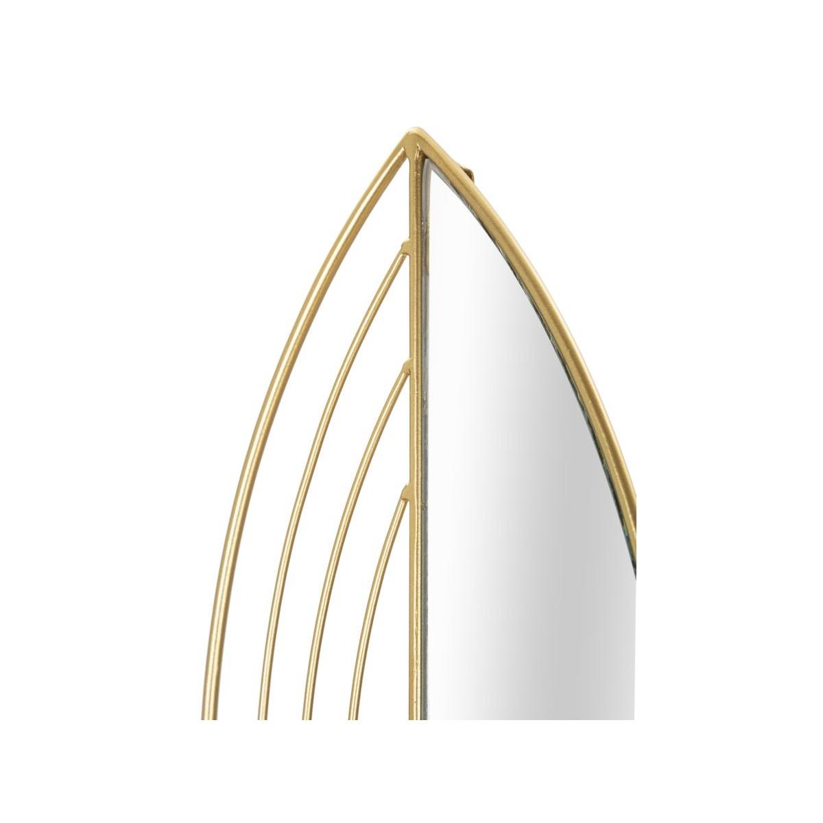 Portacandela leaf da muro coppia 18 x 13 cm