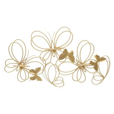 Portacandela da muro farfalle 61 x 12 x 34 cm