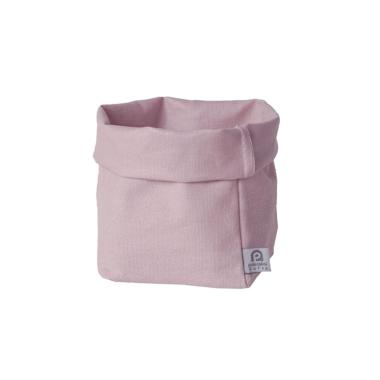 Sacchetto portaoggetti lino teflon rosa 11 x 12 x 20 cm