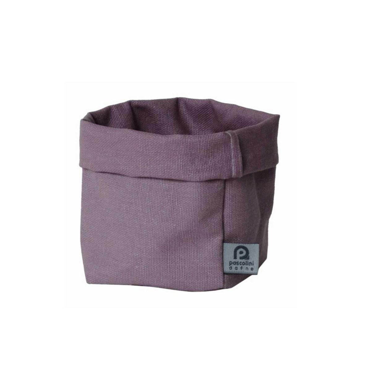 Sacchetto portaoggetti lino teflon lavanda 11 x 12 x 20 cm