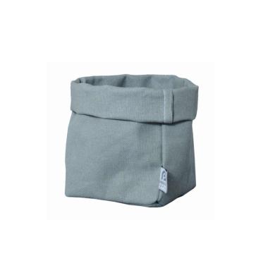 Sacchetto portaoggetti lino teflon verde 11 x 12 x 20 cm