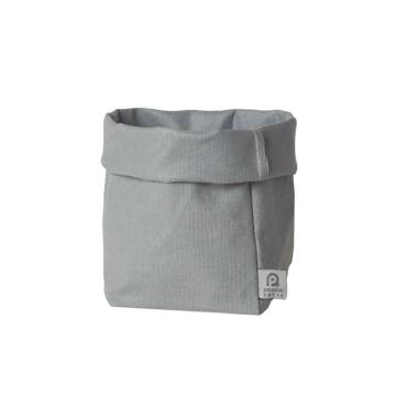 Sacchetto portaoggetti lino teflon grigio 11 x 12 x 20 cm