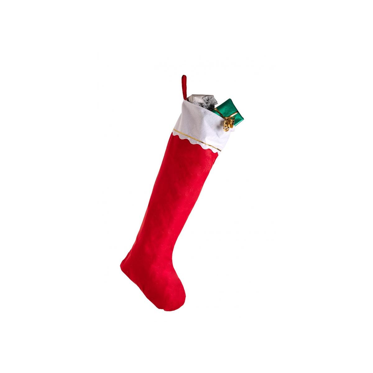 Calza befana feltro rossa 100 cm
