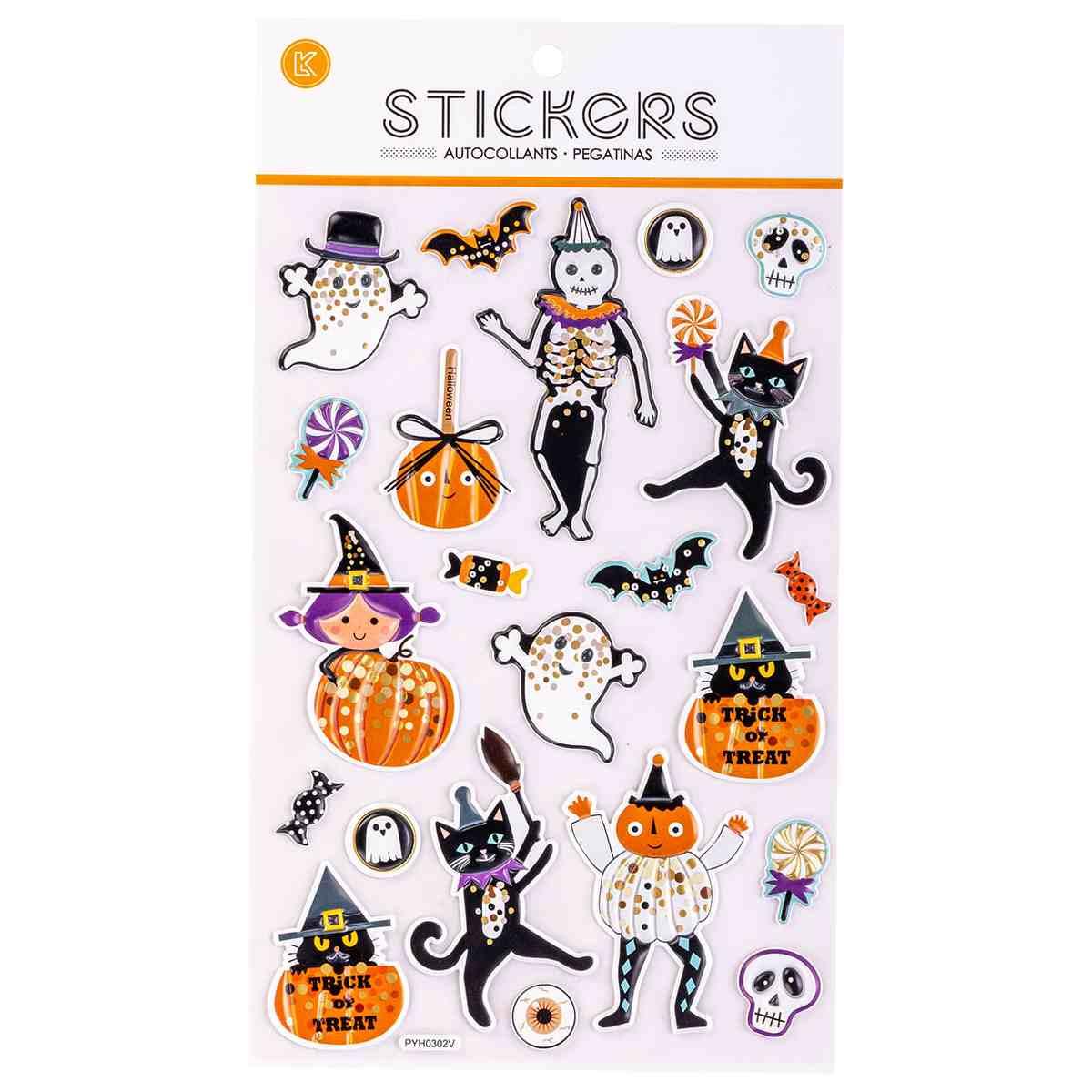 Stickers halloween assortiti