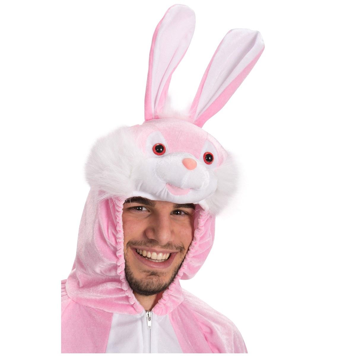 Costume coniglio rosa