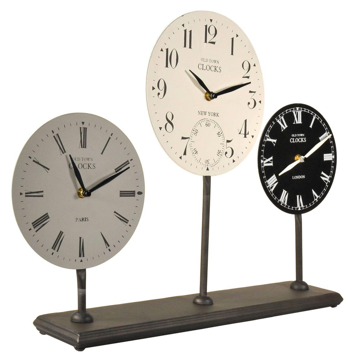 Orologio da tavolo jetlag fusiorari 59 x 10 x 42 cm