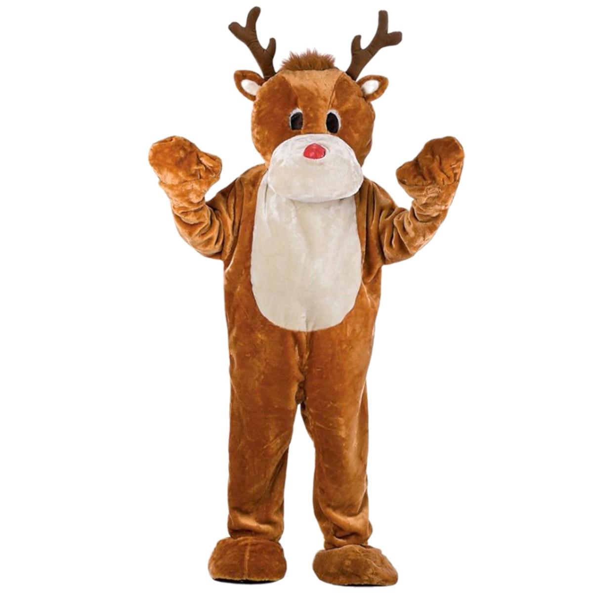 Costume mascotte renna di babbo natale