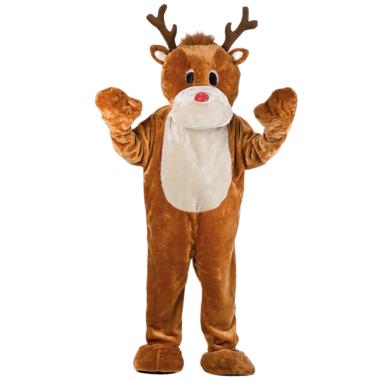 Costume mascotte renna di babbo natale
