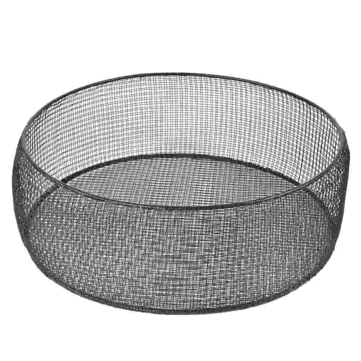 Portavaso metallo rete nero