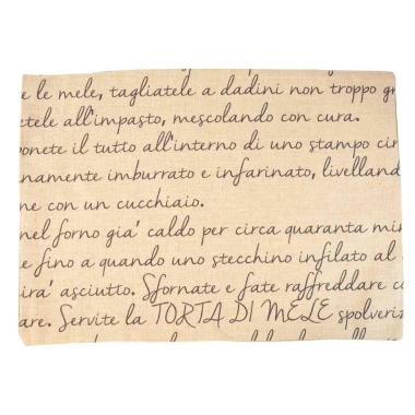 Tovaglietta americana ricetta 35 x 50 cm