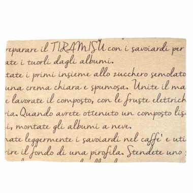 Tovaglietta americana ricetta 35 x 50 cm