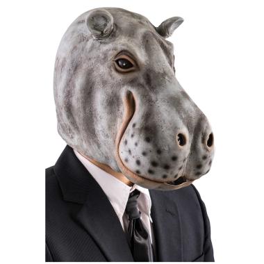 Maschera viso lattice ippopotamo