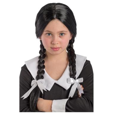 Parrucca mercoledì addams baby