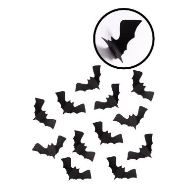 Pipistrelli adesivi in carta 15 pz