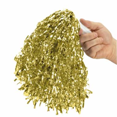 Pompom oro manico