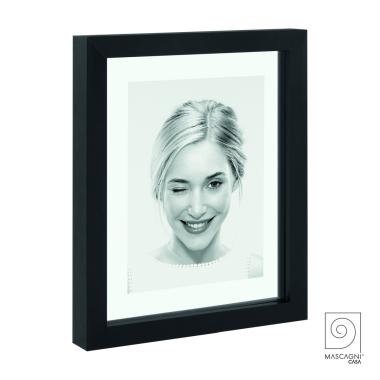 Cornice alluminio nera 13 x 18 cm