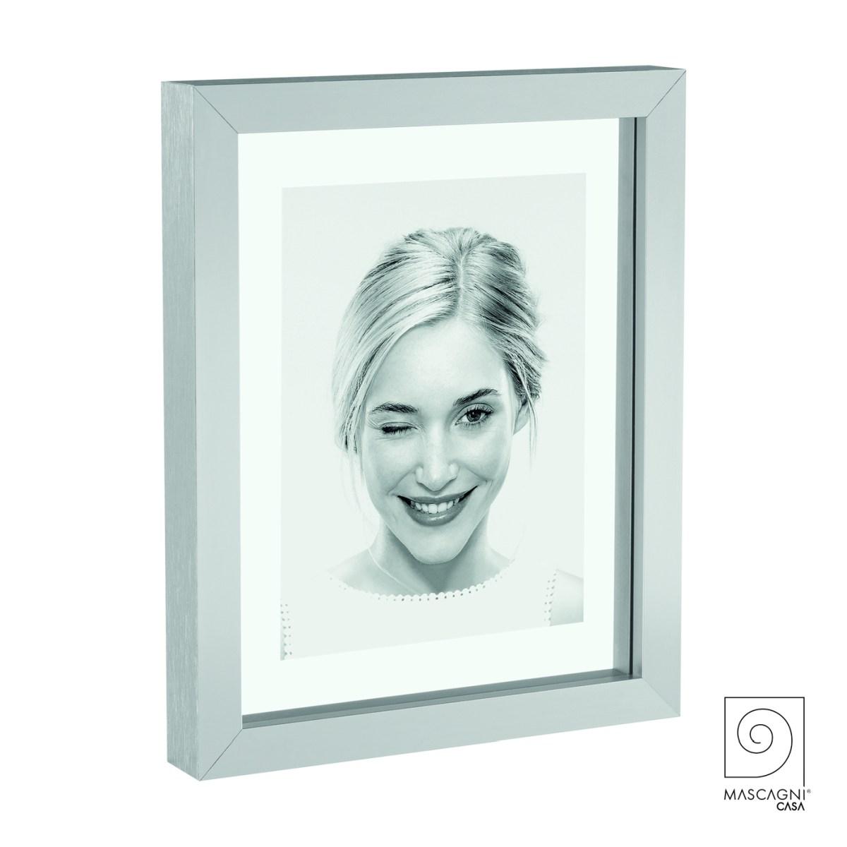 Cornice alluminio argento 20 x 26 cm