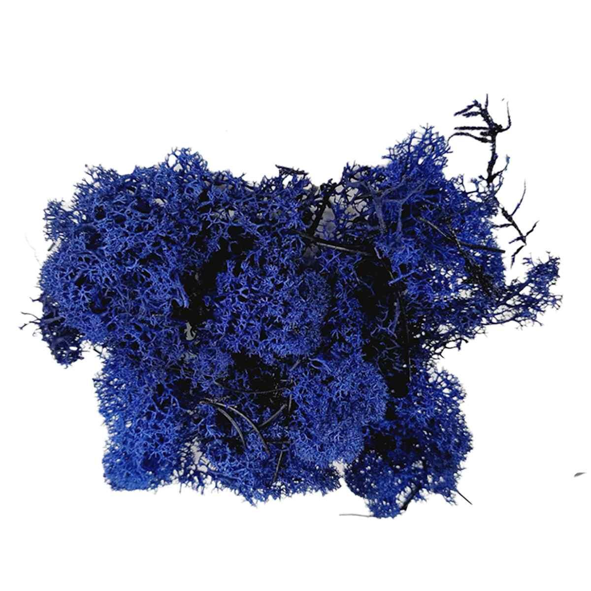 Lichene presepe sintetico blu scuro 30 gr