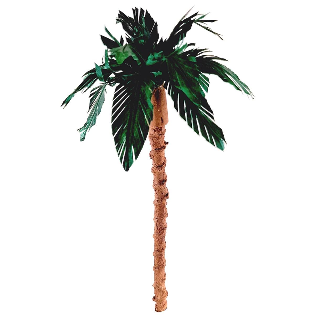 Albero presepe palma verde innesto fusto legno