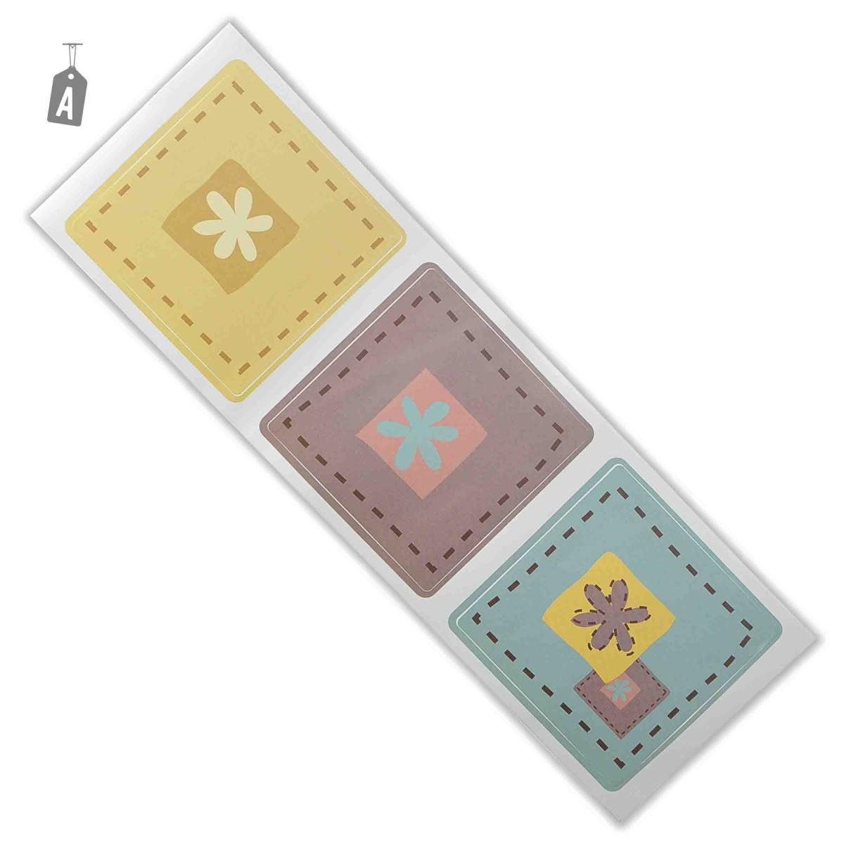 Decori Adesivi Parete Remov. 9x9 pz.3 6 Dec. | M2 Store