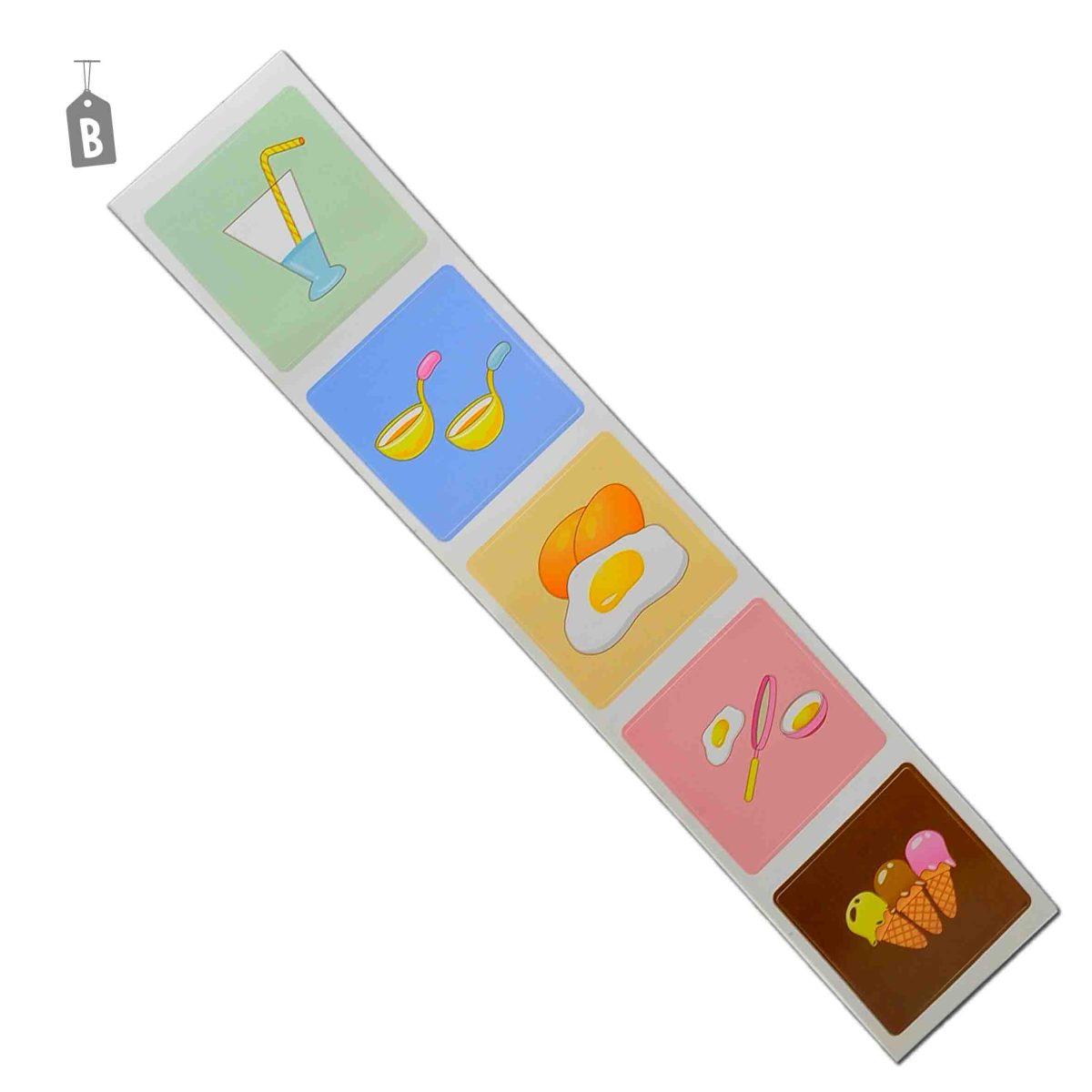 Decori Adesivi Removibili 8x8 pz.5 6 Mod. | M2 Store
