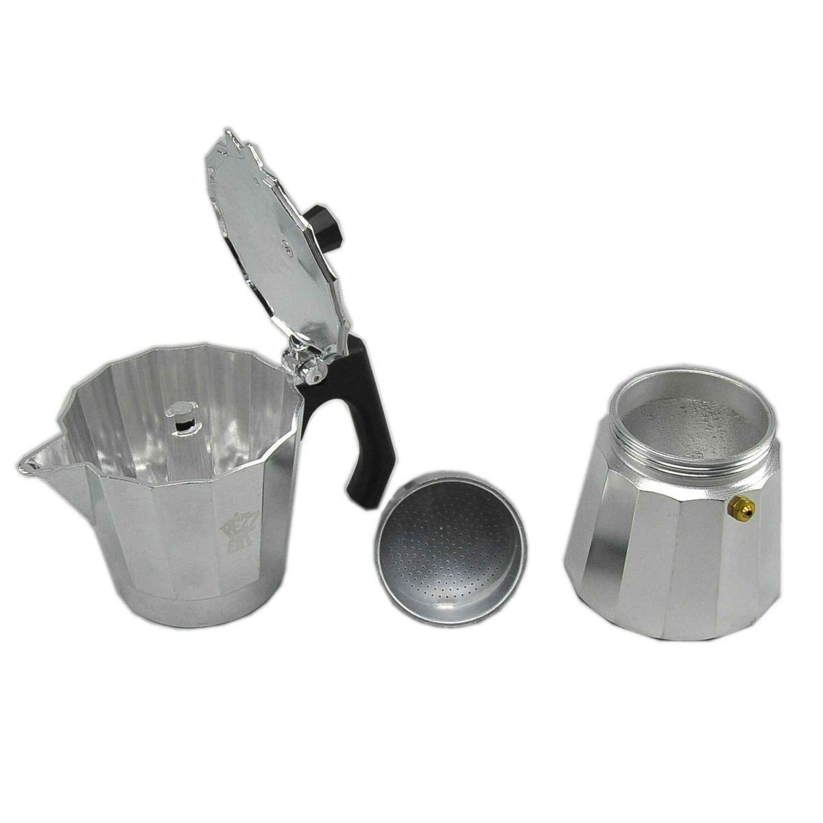 Caffettiera Moka Pezzetti 6 Tazze Alluminio | M2 Store
