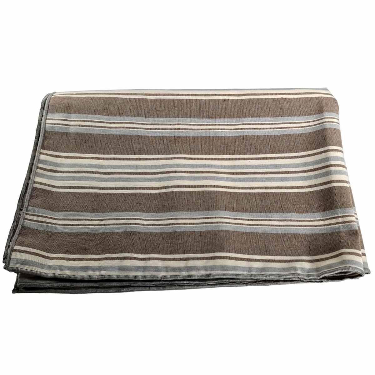 Runner teflon antimacchia rayur righe azzurro 50 x 140 cm