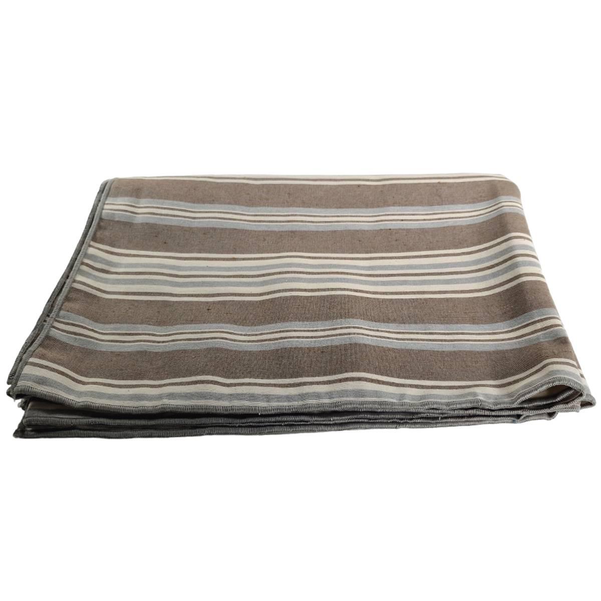 Runner teflon antimacchia rayur righe azzurro 50 x 140 cm