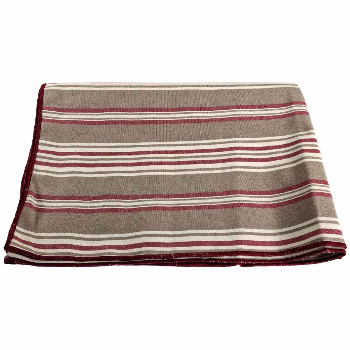 Runner teflon antimacchia rayur righe rosso 50 x 140 cm