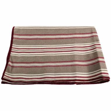 Runner teflon antimacchia rayur righe rosso 50 x 140 cm