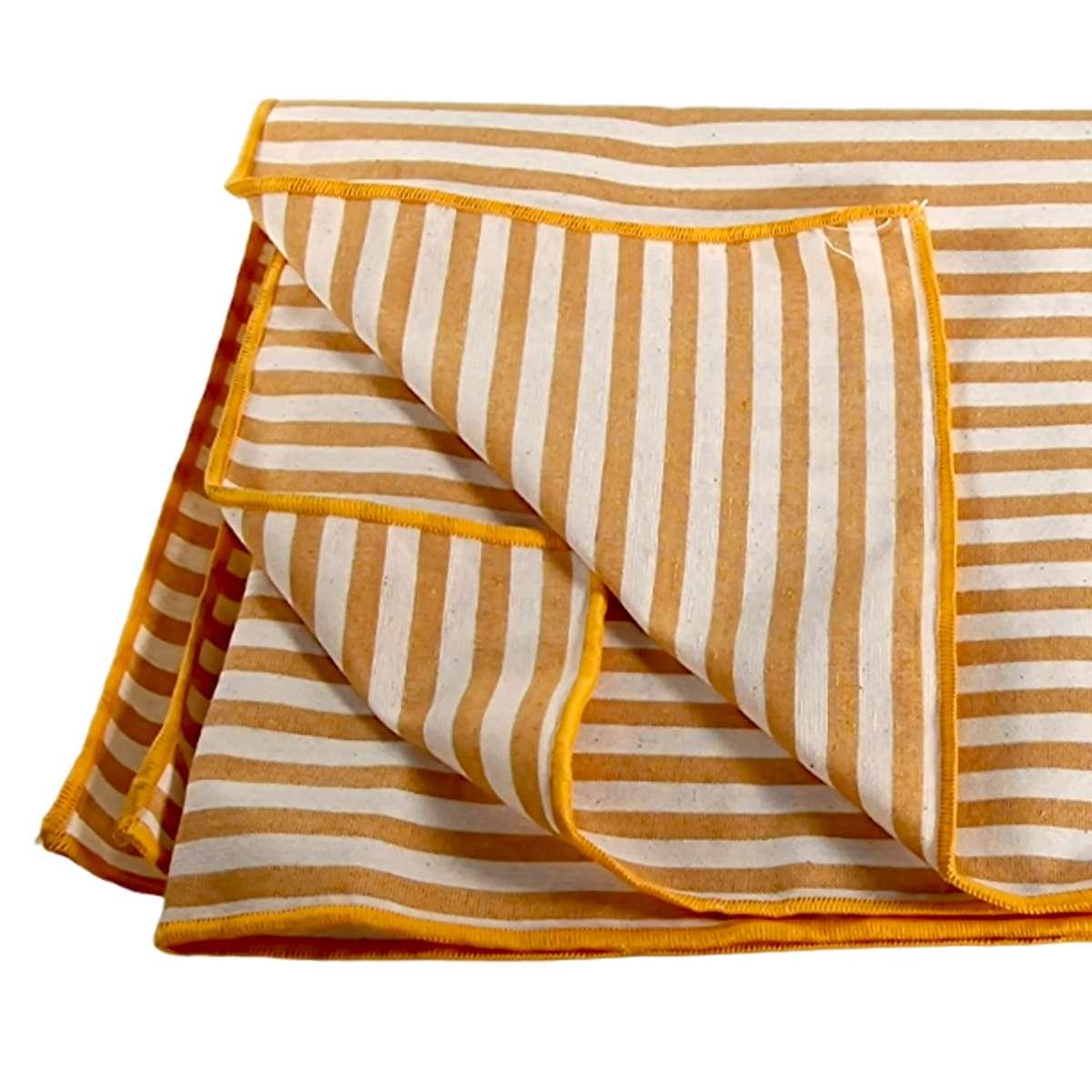 Runner teflon antimacchia rayur righe giallo 50 x 140 cm