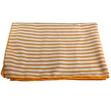 Runner teflon antimacchia rayur righe giallo 50 x 140 cm
