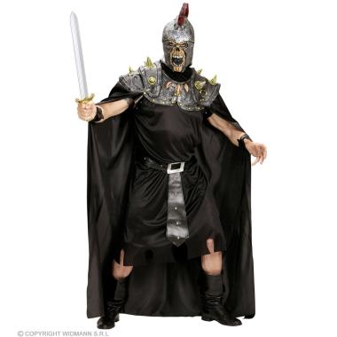 Mantello nero maschera teschio centurione romano