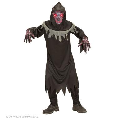 Costume demonio maschera cappuccio