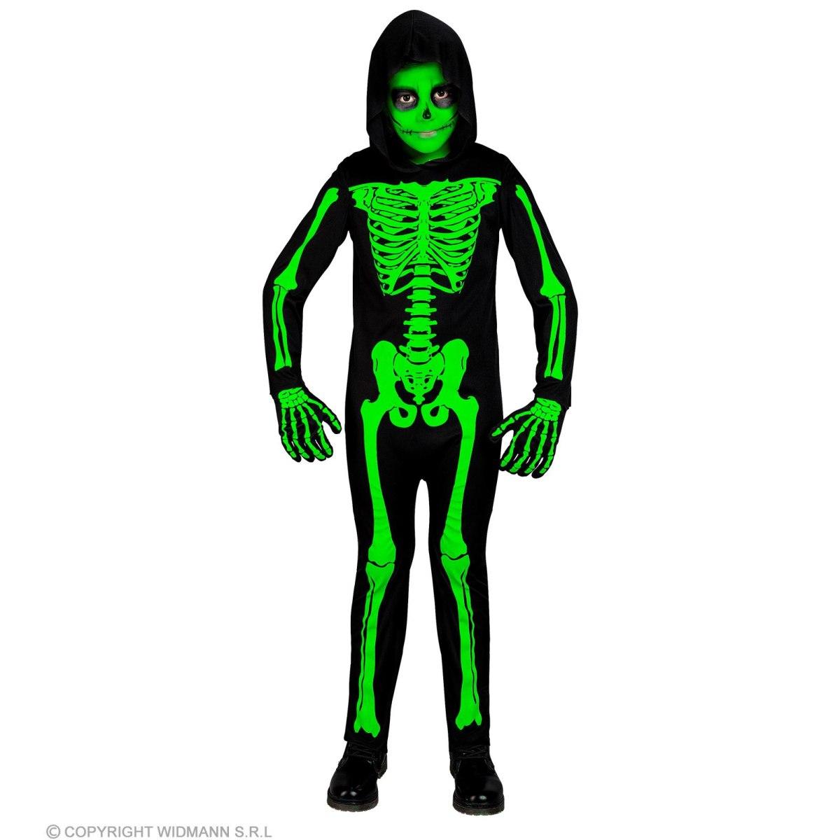 Costume da scheletro verde
