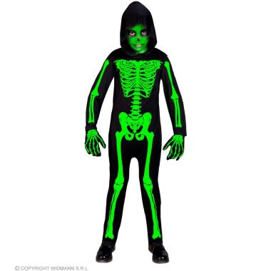 Costume da scheletro verde