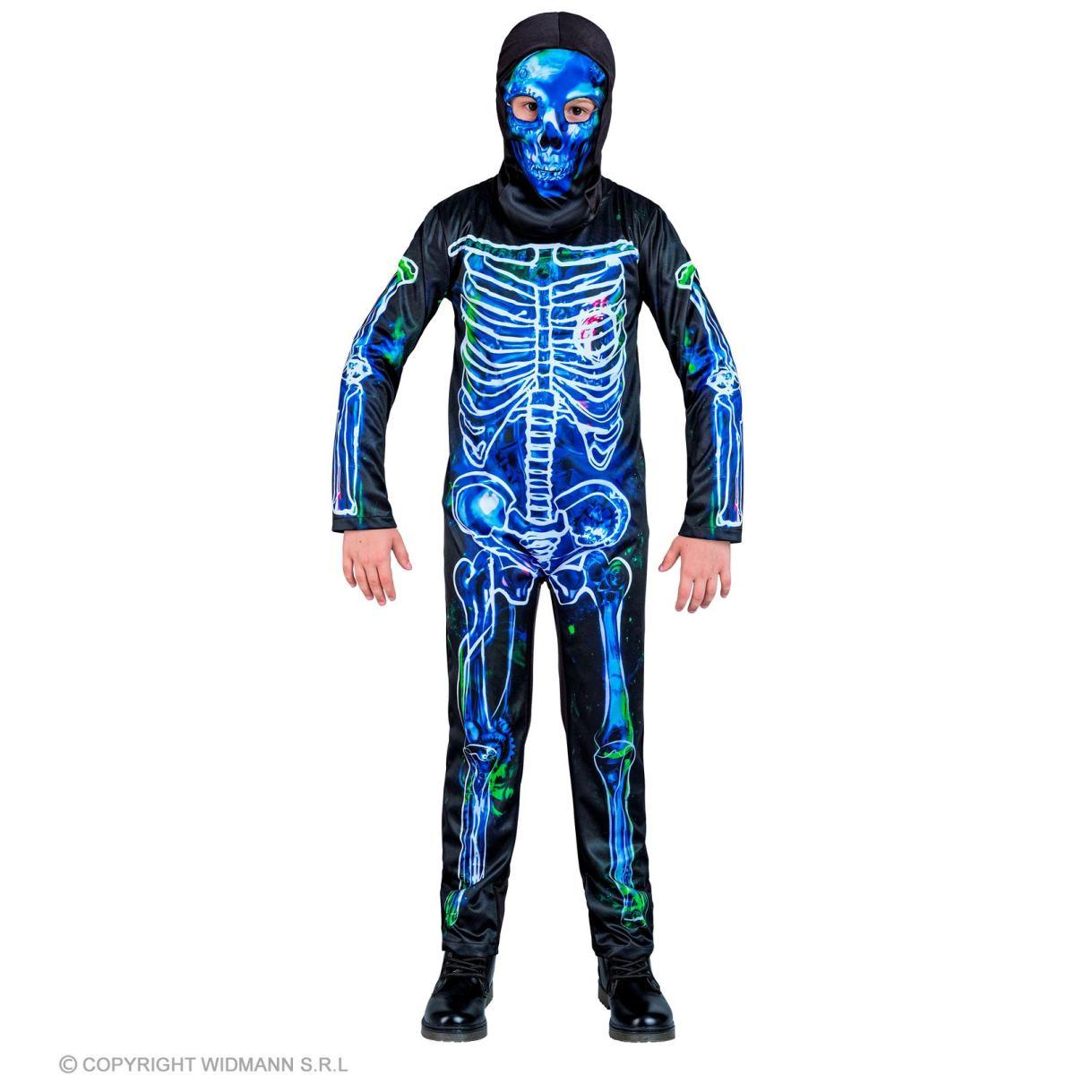 Costume scheletro cappuccio