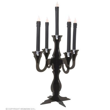 Candelabro halloween nero 5 posti
