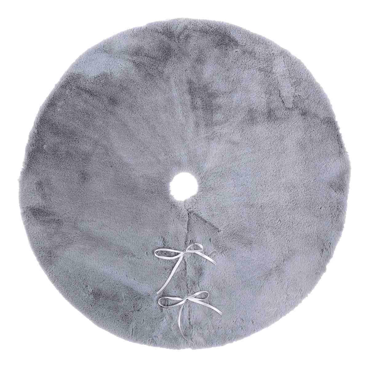 Copri base albero natale kathlyn grigio Ø 90 cm