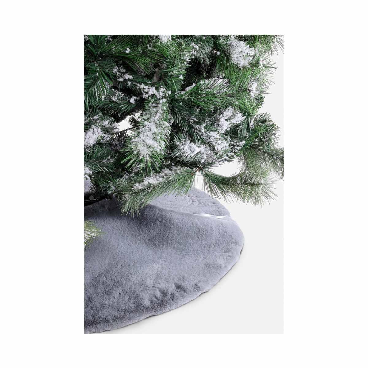 Copri base albero natale kathlyn grigio Ø 90 cm